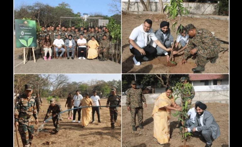 Tree Plantation Drive commenced with Indian Army by Renault India to Spread Awareness of Environmental Conservation