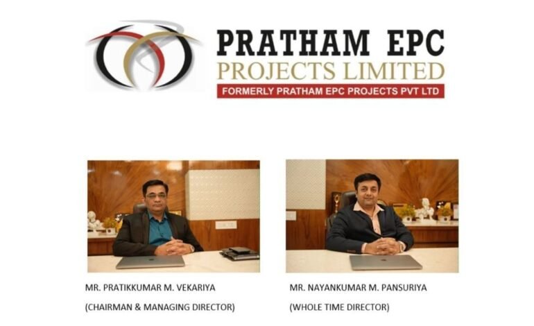 Pratham EPC Projects Limited IPO opens on March 11, 2024