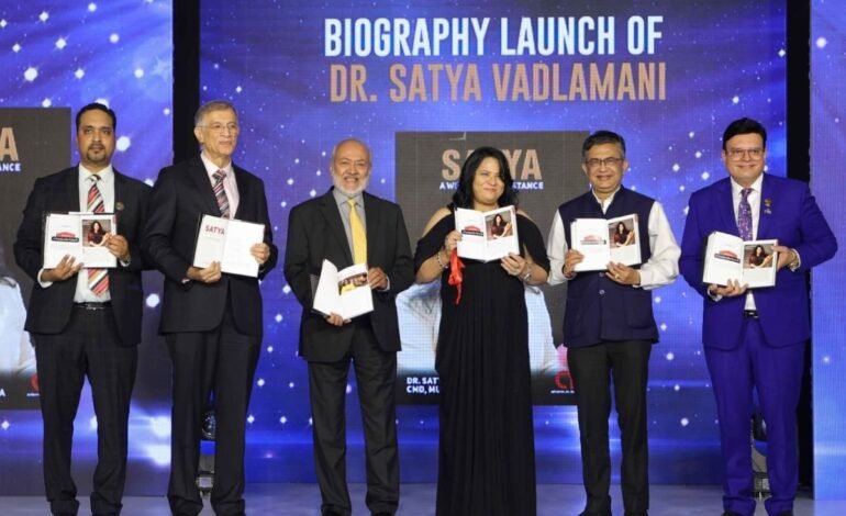 Biography Launch of Dr. Satya Vadlamani during the 22nd Asian Business and Social Forum 2024: Mumbai