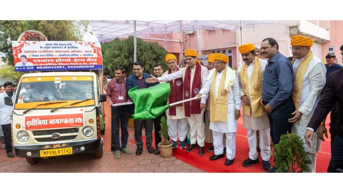 Governor Mangubhai Patel Flags Off Anemia Awareness Rath in Indore; Campaign to Reach 2 Million People in 12 Days
