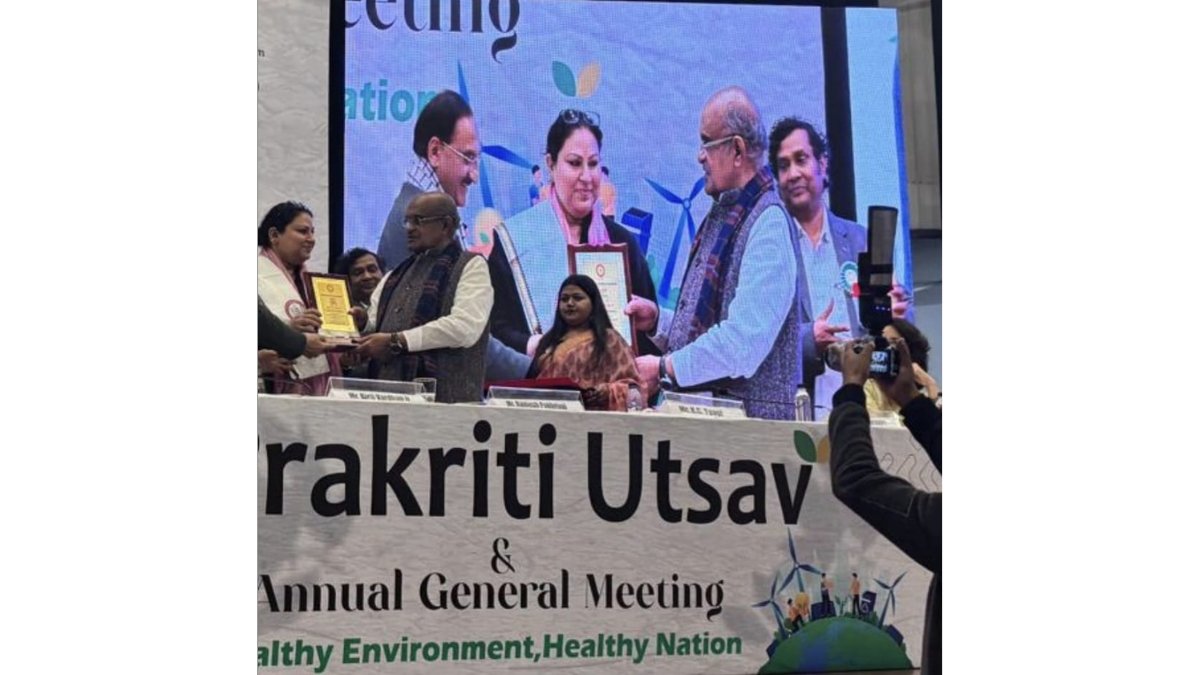 India Water Foundation Felicitated for Integrated Transversality Leadership